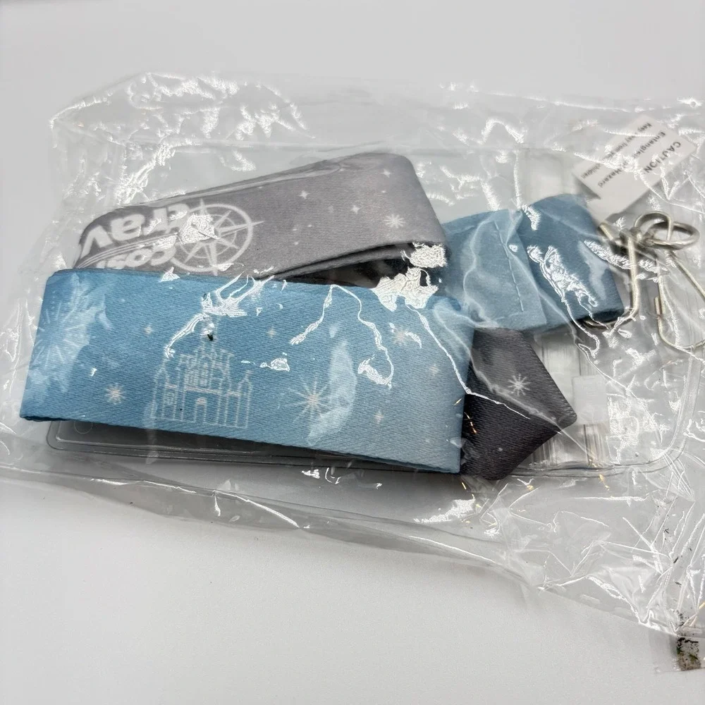 Disneyland Resort Luggage Travel Tag Cars Lot Of 2 W Disney Lanyard Costco Club‎
